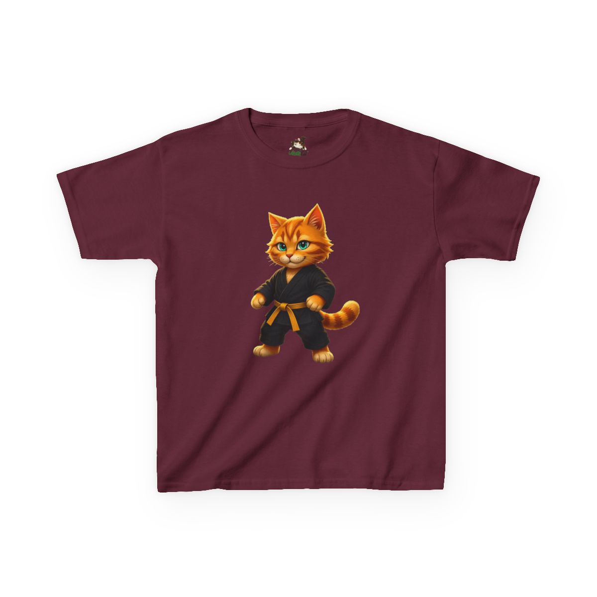 Yellow Belt Orange Tabby Kids Tee